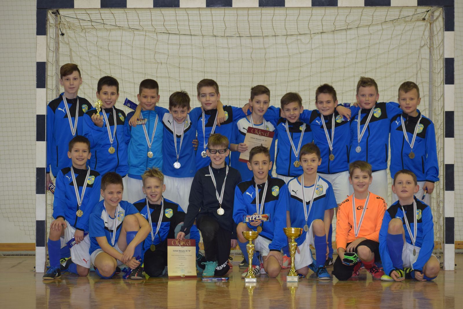 Futsal U11 korosztály bajnoka a Siófoki Bányász